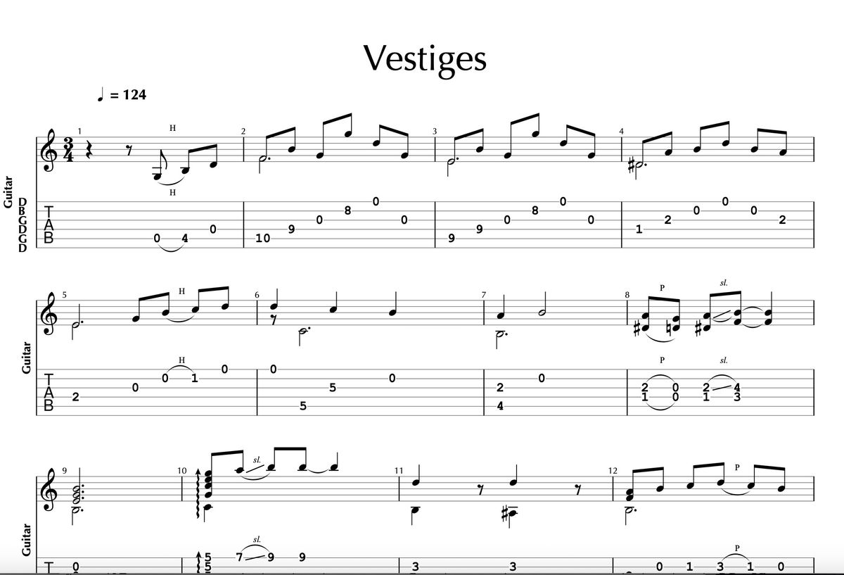 Vestiges (Guitar Pro)