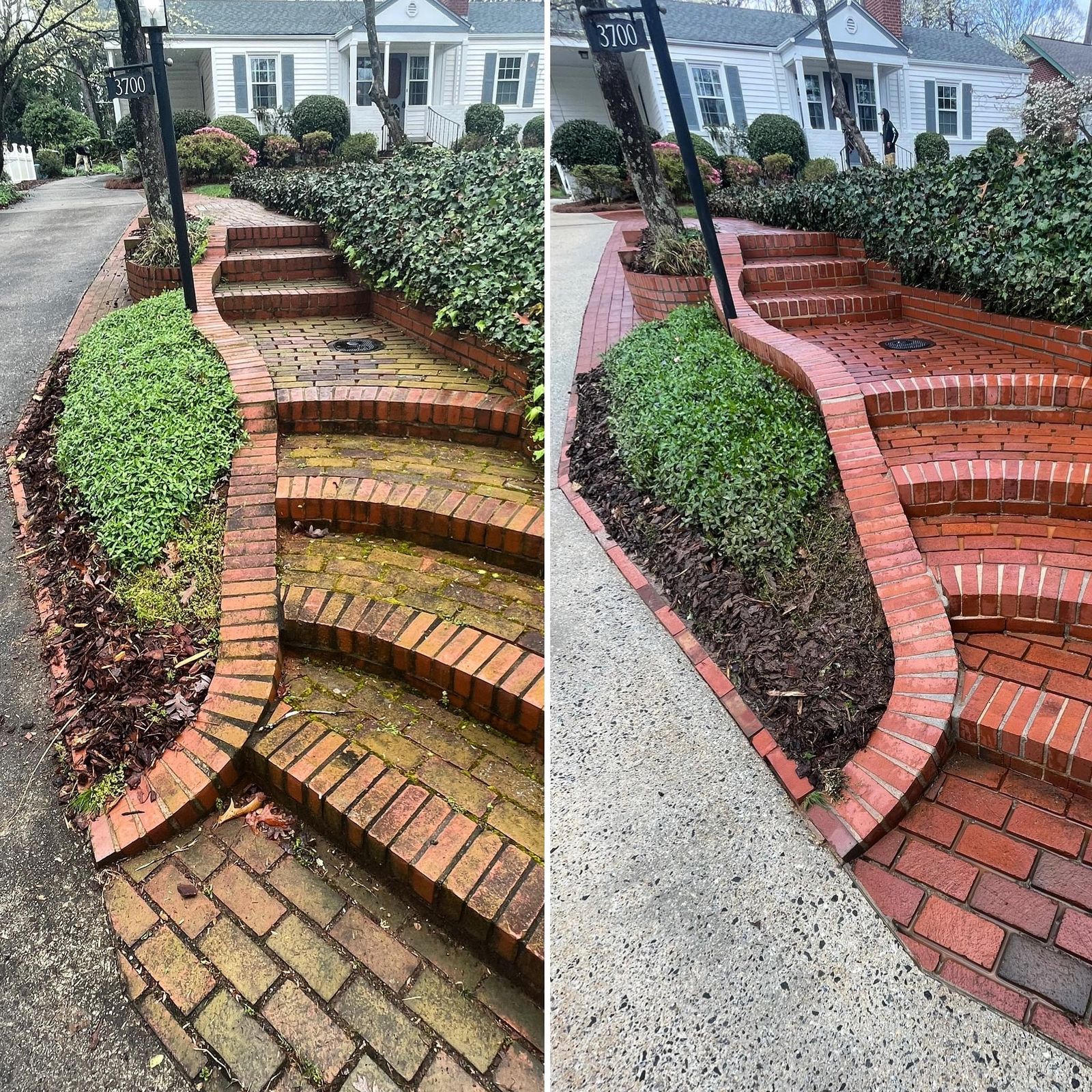 Exterior cleaning by Ladder & Bucket
