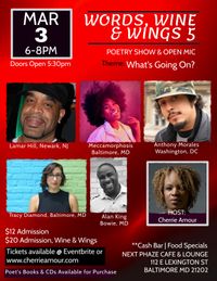 Words, Wine & Wings "5" -