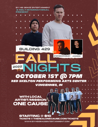GA- Fall Nights with Building 429, Stephen Stanley, Jamison, One Cause