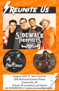 Reunite Us Evansville with Sidewalk Prophets
