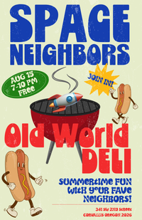 Space Neighbors Summer Show at Old World Deli