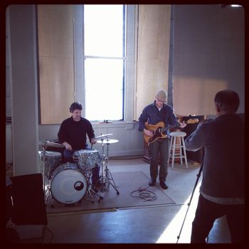 making the video for "Warmer Season"
