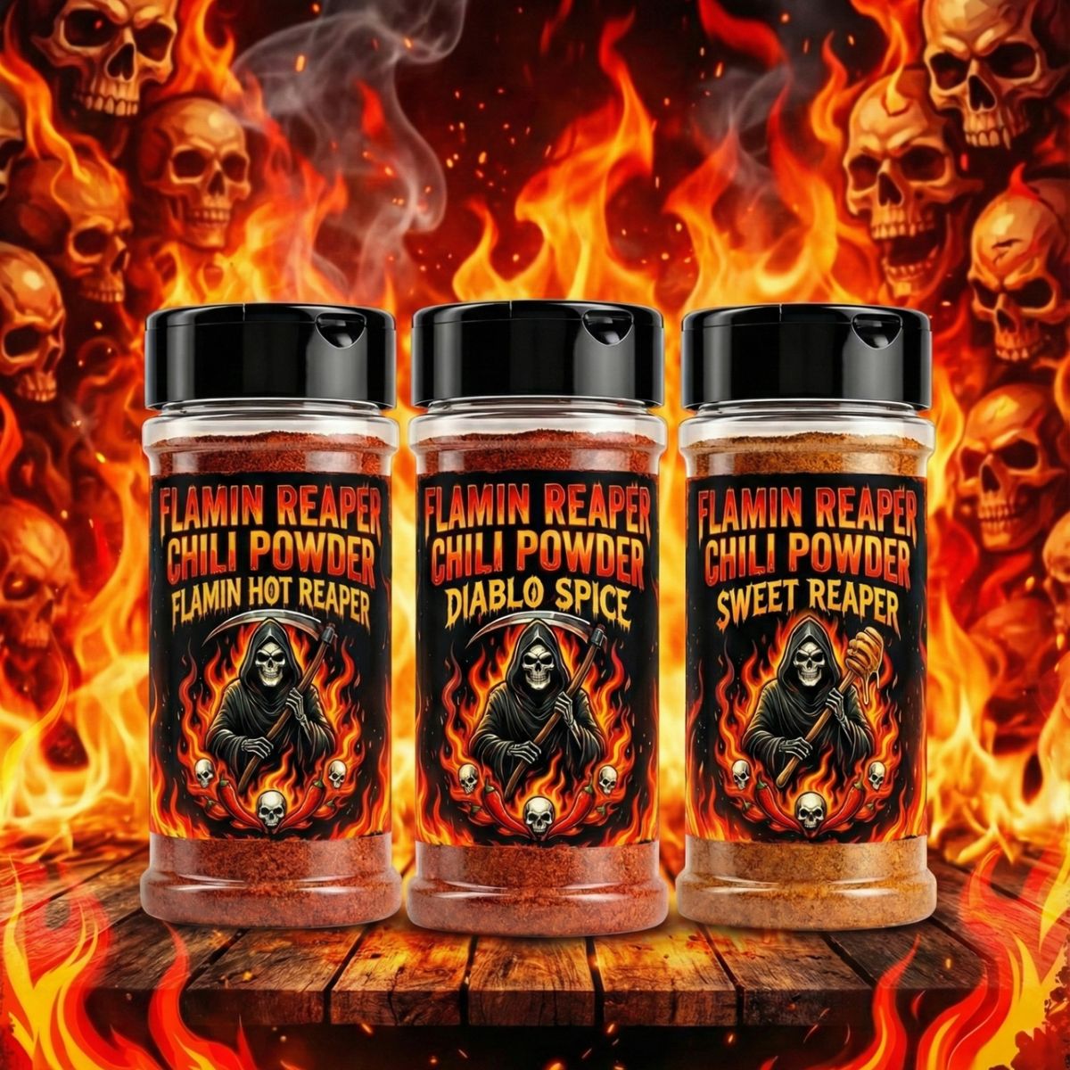 Flamin Reaper Chili Powder: Double Trouble 