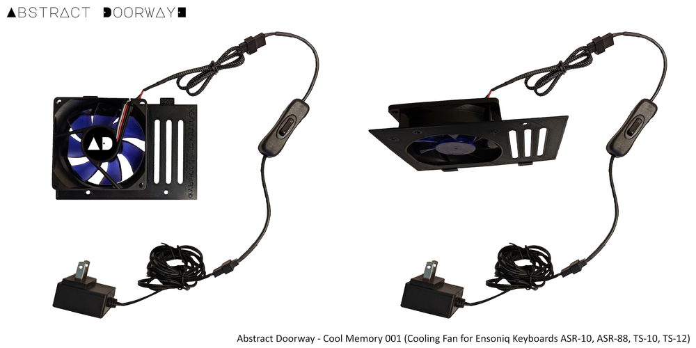 Abstract Doorway - Cool Memory 001  (Cooling Fan for Ensoniq Keyboards ASR-10, ASR-88, TS-10, TS-12)
