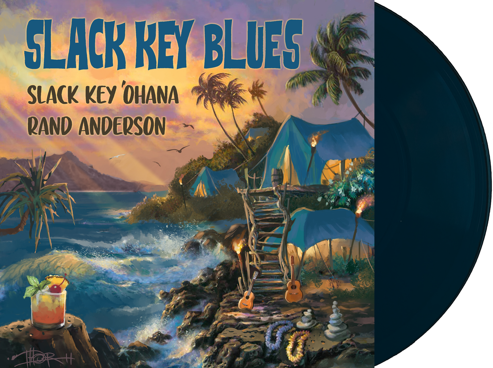 洋楽 Slack-Key Giants 1980 Used LP Slack-Key Giants – Vinyl (LP, Album, Compilation), 1980 [r4333832