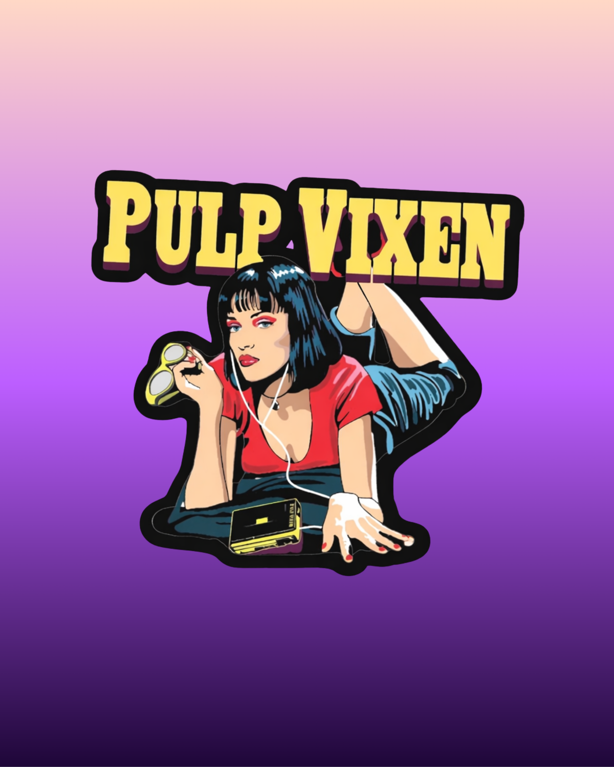 Pulp Vixen Stickers