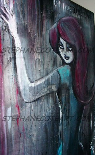 REVENGE / 2011 / 24x36 Acrylic on canvas/ Acrylique sur toile SOLD/VENDU
