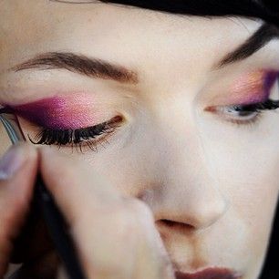NY Fashion Week, 09.13. Jeremy Scott show, keyed by Kabuki. Photo from MAC TUMBLR. Make up by Stéphane Côté.
