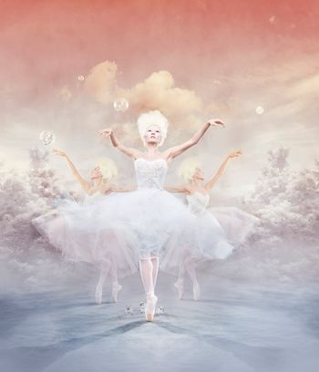 The Nutcracker/Casse Noisette, Les Grands Ballets Canadiens de Montréal, 2013.  Photographed by Damian Siqueiros. Make up by Stéphane Côté. Dancer:  Mahomi Endoh
