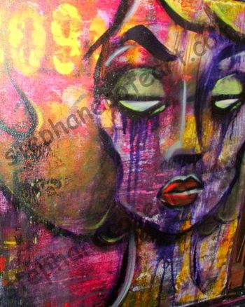 HENRIETTA / 2011 / 16x20 Acrylic on canvas / Acrylique sur toile / SOLD / VENDU
