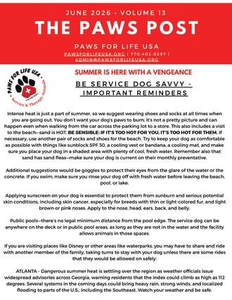 June Paws Post - Page 1