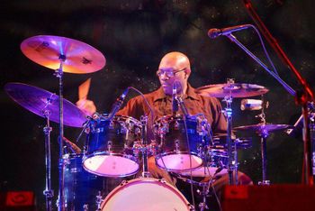 Doin' a little drumming
