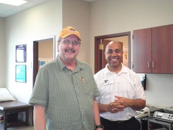 Jack in Phhysical Therapy with Darrin
