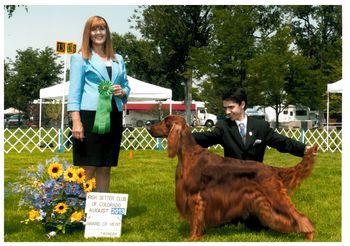 Receiving an Award of Merit at the 2013 CO IS Specialty
