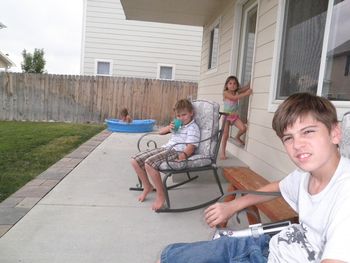 Our Grandchildren at the 4th of July Party
