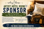 🏨 Artist Hotel Room Sponsor
