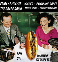 Wisher, Pawnshop Roses, Desoto Jones and Unlucky Mammals at The Grape Room