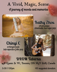 Kathy Zhou and Chinyi C at DROM Taberna (Toronto, ON, Canada)