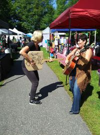 Wendy at the Bala Farmers Market
