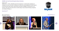 The Parnelli Awards @ NAMM with the Kiki Ebsen band