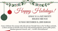 LA Jazz Society/ASMAC Holiday Brunch