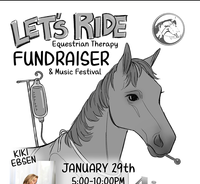 Let's Ride Equestrian Therapy Fundraiser featuring Kiki Ebsen, Moondrop, Airfoil and more...