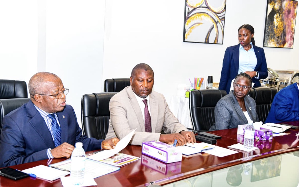 Ms. Botchwey was received by Justices Christopher Gashirabake and Musa Ssekaana