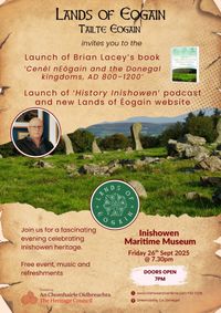 Lands of Eogain: Brian Lacey Book & Podcast Launch Event