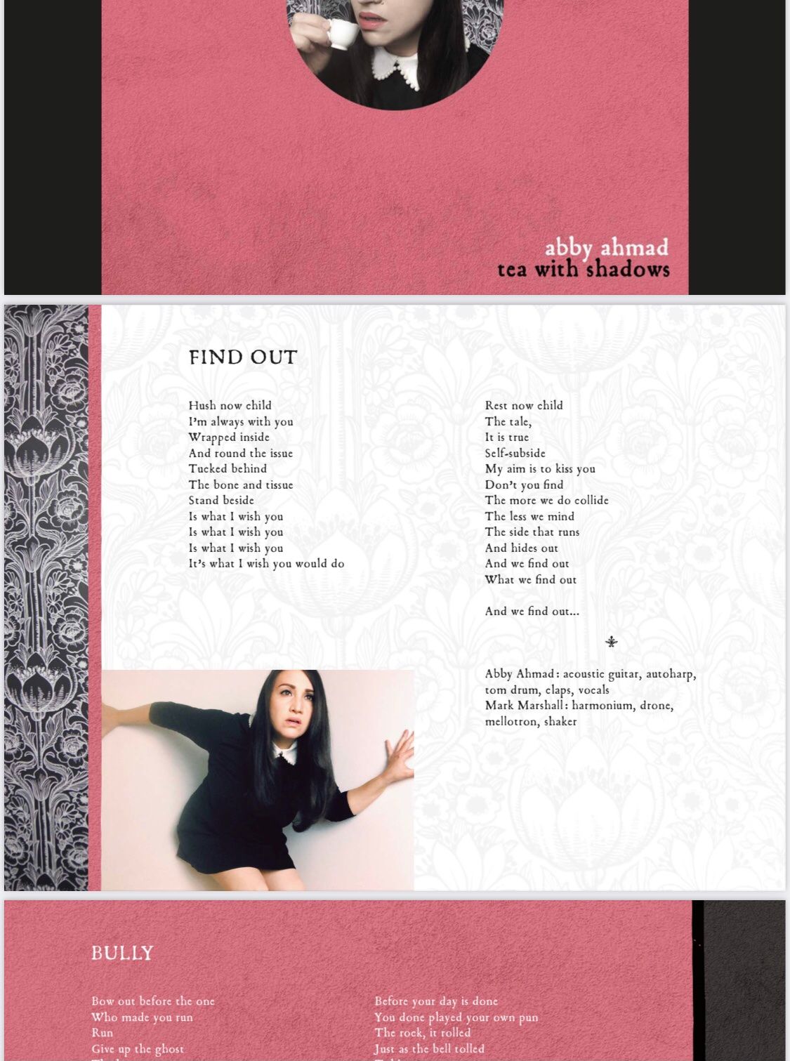 Tea with Shadows Digital Booklet