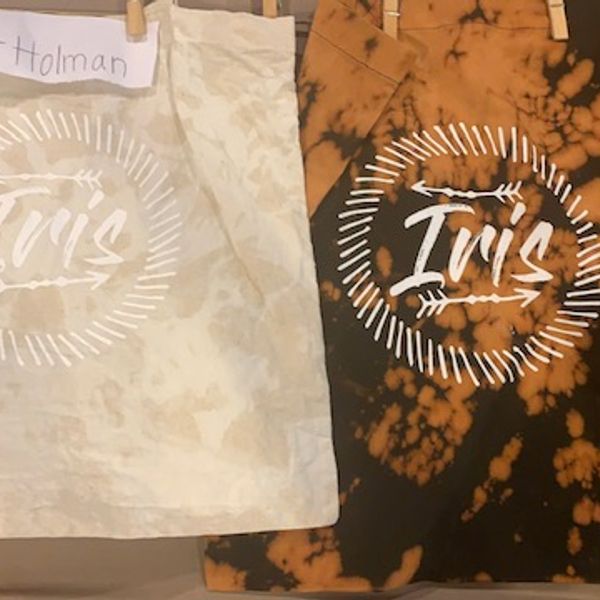 Reverse Tie Dye Bags