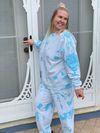 Reverse Tie Dye Sweat Set