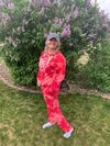 Reverse Tie Dye Sweat Set