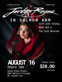 Jordyn Rayne In Salmon Arm (Let The Rayne Fall Tour)