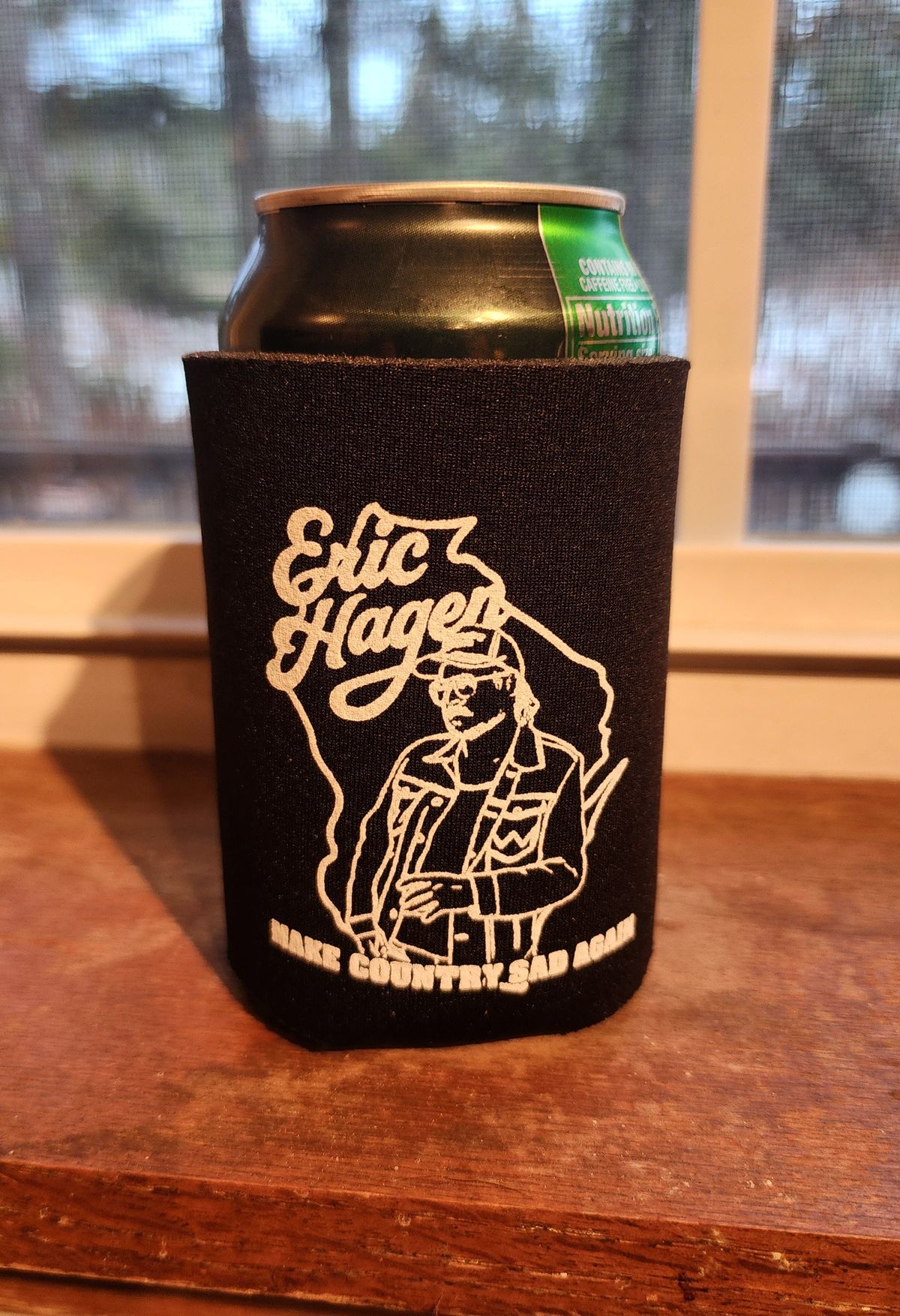 Eric Hagen - Make Country Sad Again Logo - Koozie (black)