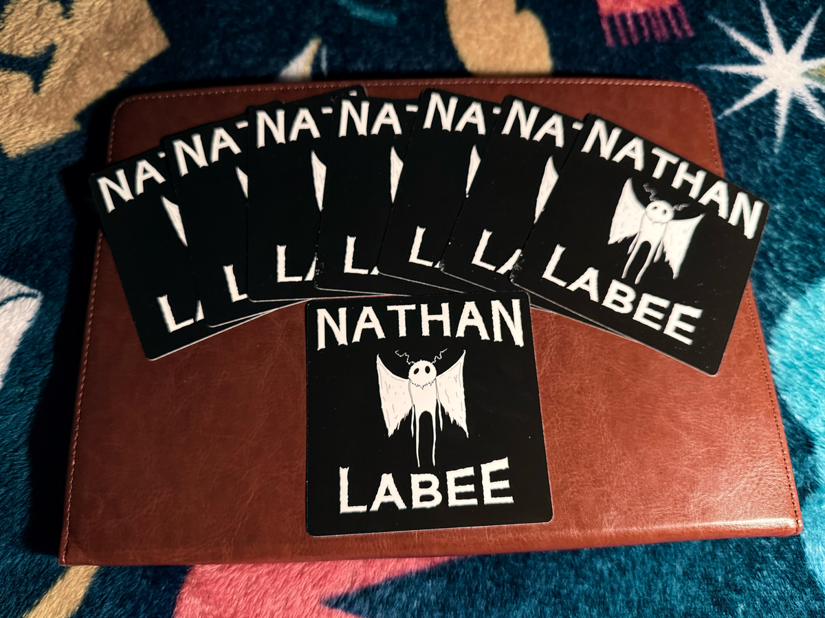 Moth Man Stickers