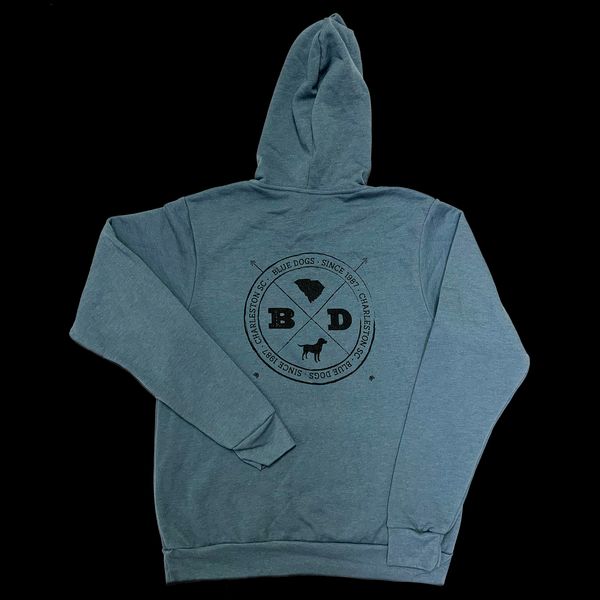 Blue Dogs Circle Emblem Hoodie