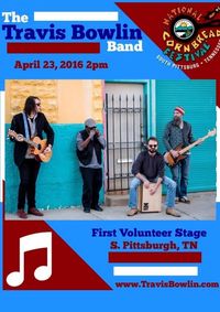 bd Mooney on bass for the Travis Bowlin Band