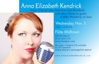 Anna Elizabeth Kendrick sings jazz/pop with her band