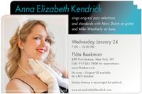 Anna Elizabeth Kendrick sings jazz @ Flute Beekman!