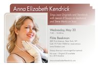 Anna Elizabeth Kendrick sings jazz/pop @ Flute Beekman