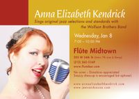 Anna Elizabeth Kendrick sings jazz/pop with the Wolfson Brothers Band