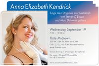 Anna Elizabeth Kendrick sings jazz @ Flute Midtown!