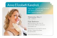 Anna Elizabeth Kendrick sings jazz/pop @ Flute Beekman