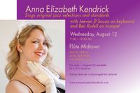 Anna Elizabeth Kendrick sings jazz/pop @ Flute Midtown