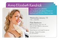 Anna Elizabeth Kendrick sings jazz @ Flute Beekman!