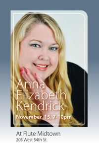 Anna Elizabeth Kendrick sings Jazz at Flute Midtown