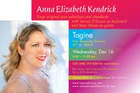 Anna Elizabeth Kendrick sings jazz/pop @ Tagine