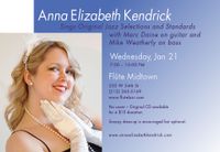 Anna Elizabeth Kendrick sings jazz/pop @ Flute Midtown with her band