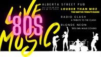 Live '80s Music with Louder than Moz, Radio Clash and Blonde Neon